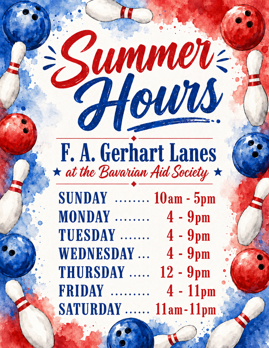 Bowling Hours